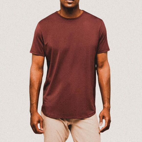CUTS AO Elongated Crew Tee – Modern Minimal Streetwear (Sz L) - Picture 1 of 8